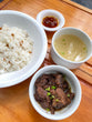 Beef Pares with Egg Rice
